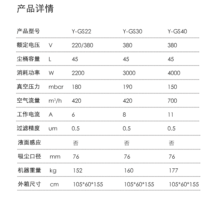 御衛仕柜式吸塵器Y-GS30